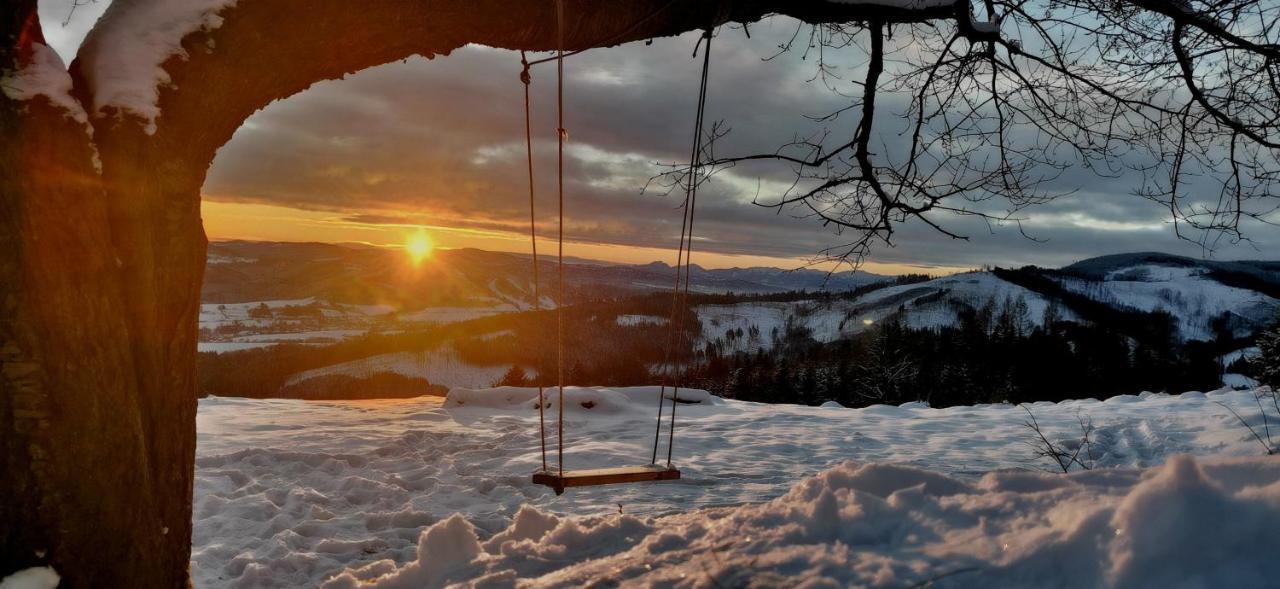Penzion Rzehaczek Dolní Lomná Bagian luar foto