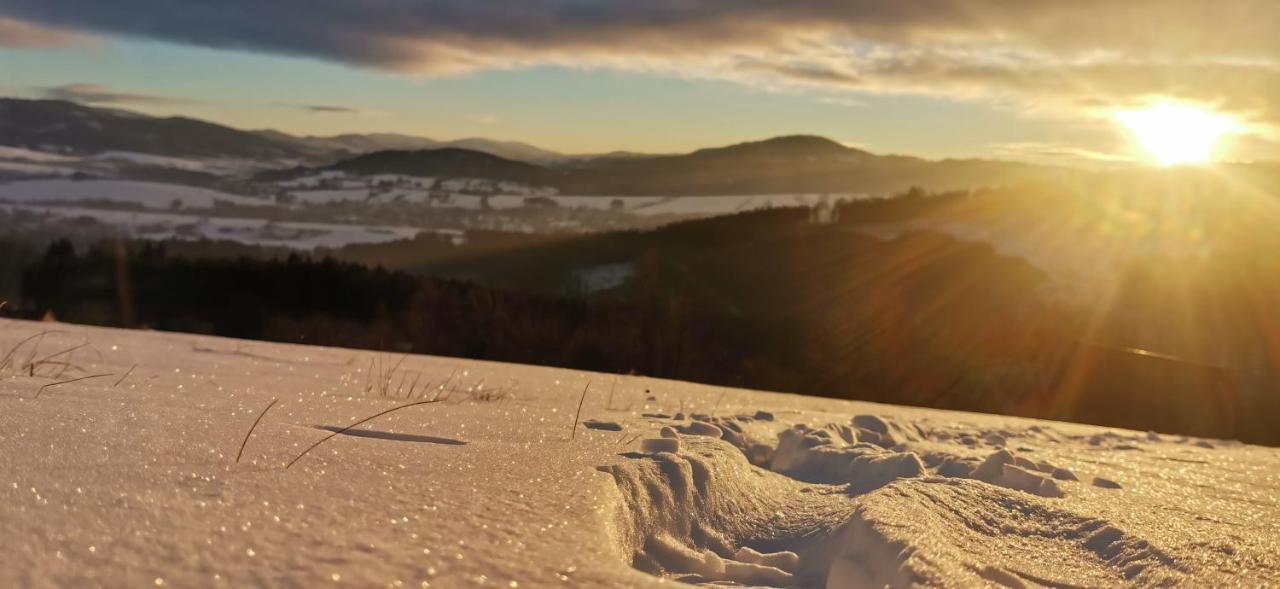 Penzion Rzehaczek Dolní Lomná Bagian luar foto