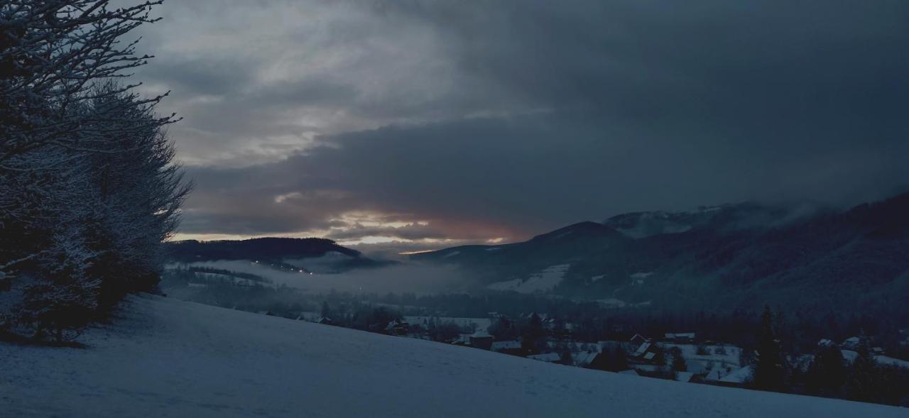 Penzion Rzehaczek Dolní Lomná Bagian luar foto
